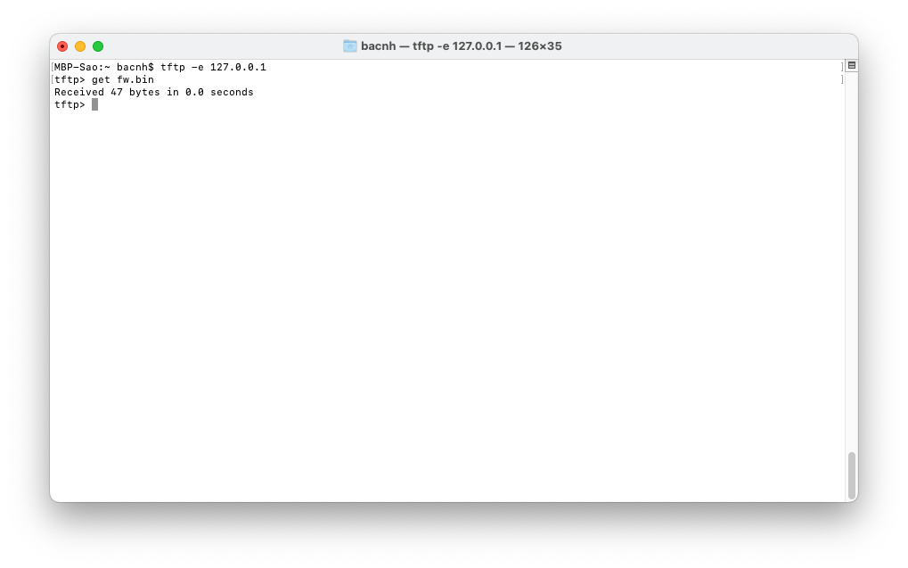 Howto Start TFTP server on macOS